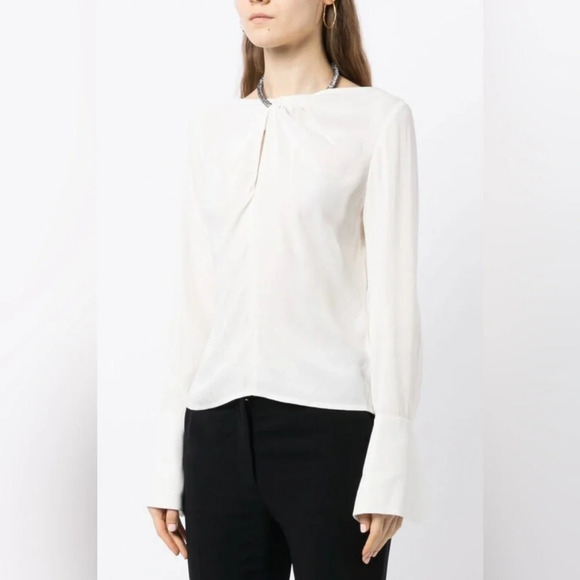 A.L.C. Skylar embellished neck-strap blouse (Does not include the necklace) - Picture 4 of 12